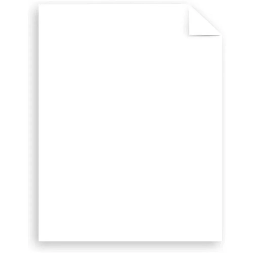 White Index Paper, Mediumweight, 300‎ Sheets, 199GSM 94 Brightness, 8.5